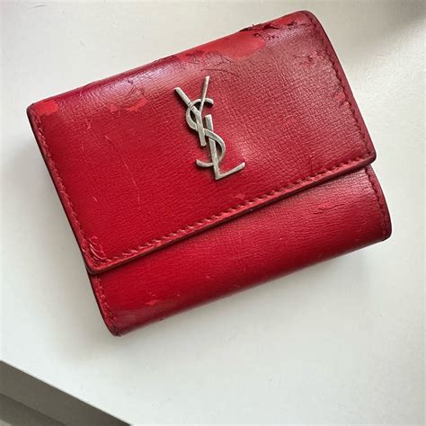 ysl small compact wallet|ysl handmade wallet.